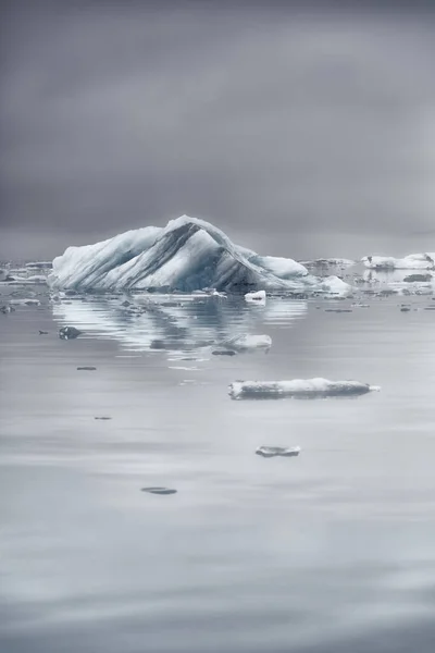 Jokulsarlon Jéglagúna Gleccser Darabok Izlandon — Stock Fotó