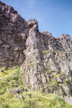 Dağların güzel manzarası