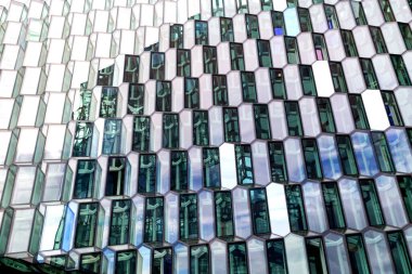 Modern şehir binasının duvarı