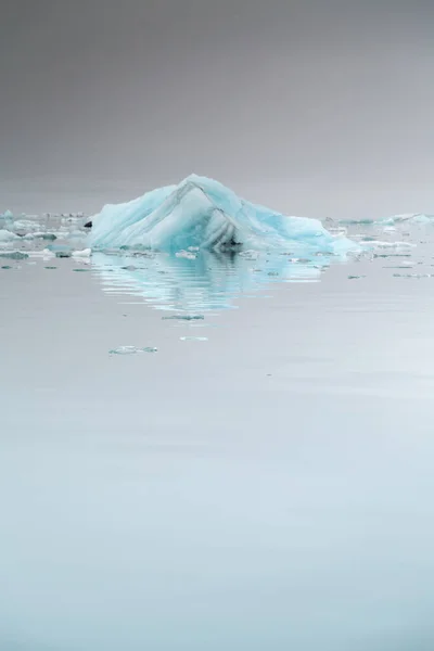 Ledová Laguna Jokulsarlon Ledovcové Kusy Islandu — Stock fotografie