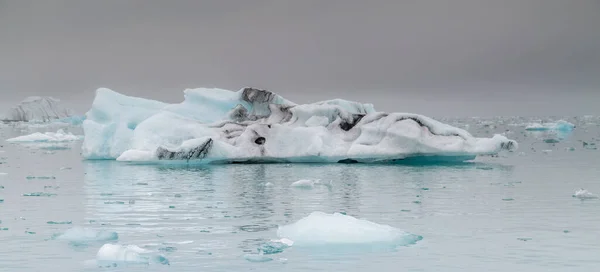 Iceberg Dans Glace Mer — Photo