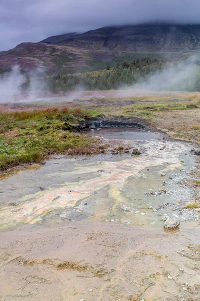 Viejos Géiseres Iceland Volcánico — Foto de Stock