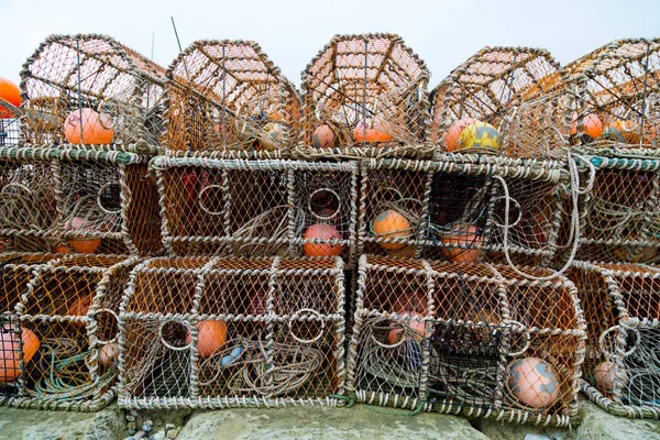 Fiskenät Stranden — Stockfoto