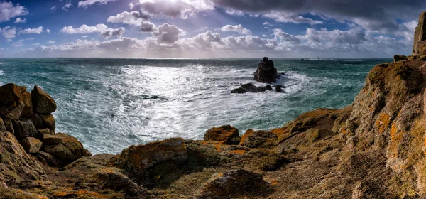 Sacerdotes Cala Cerca Del Cabo Cornwall Cornwall England —  Fotos de Stock