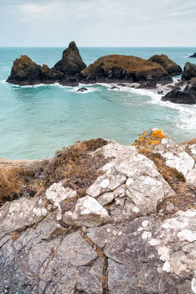 Kynance Cala Cornwall Inglaterra Reino Unido — Foto de Stock