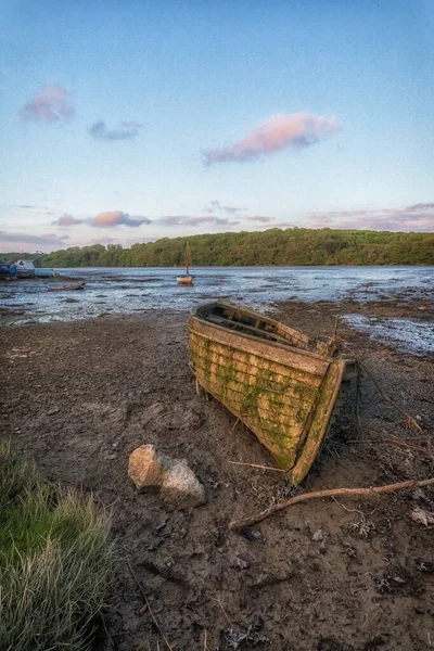 Bateau Pêche Sur Plage — Photo