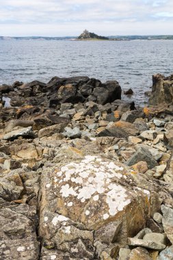 Marazion, Cornwall, İngiltere, İngiltere, sahil yolunda