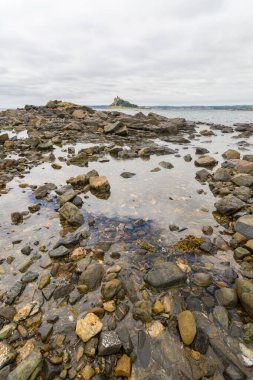 Marazion, Cornwall, İngiltere, İngiltere, sahil yolunda