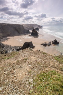 Deniz kıyısının güzel manzarası