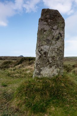 Cornwall İngiltere 'ye. Kalemle.