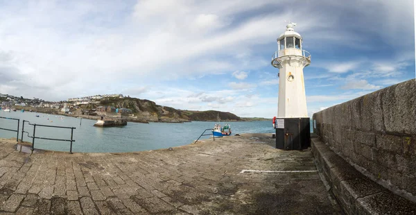 Mevagissey Гавань Кукурудзяний Мур England — стокове фото