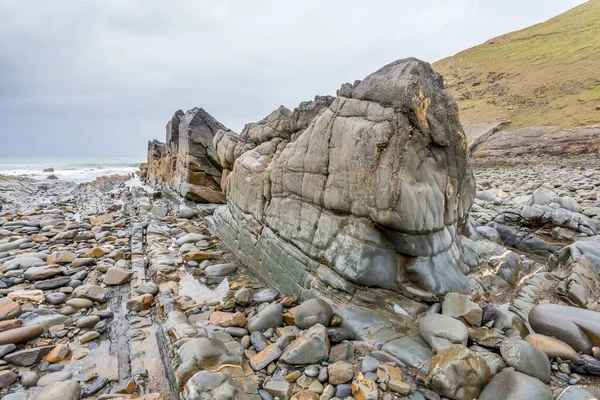 Duckpool Cornwall England Рядом Буде — стоковое фото