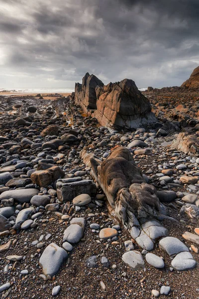 Morwenstow Cornwall England Atemberaubende Spaziergänge Rande Der Klippen — Stockfoto