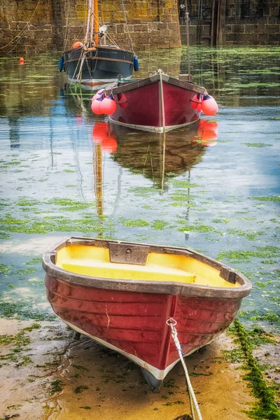 Bateaux Pêche Sur Lac — Photo