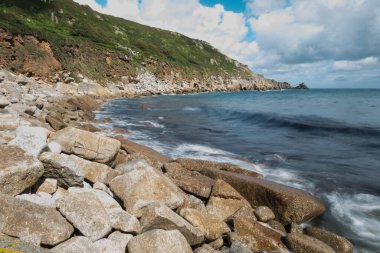 Fare deliği limanı Cornwall, İngiltere, İngiltere