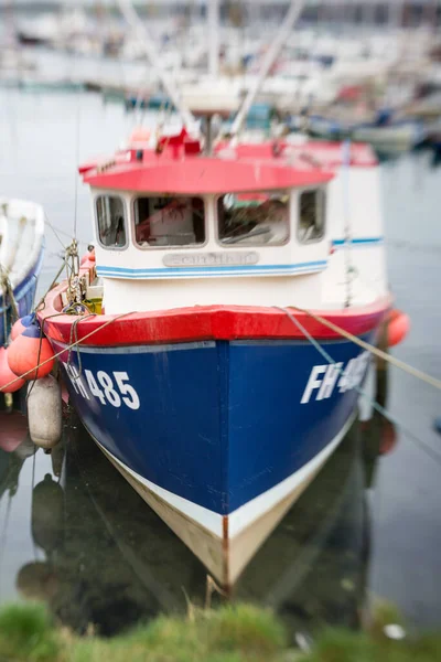 Mylor Fishing Boats Harbour Cornwall — Stock Photo, Image