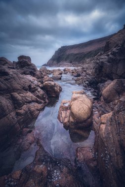 Porth Nanven Cornwall İngiltere 
