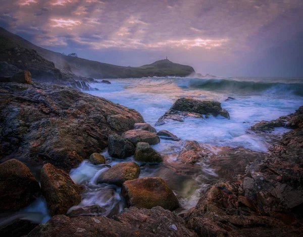 Sacerdotes Cala Cerca Del Cabo Cornwall Cornwall England — Foto de Stock