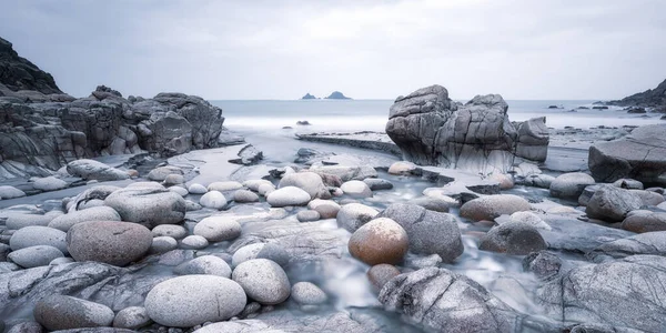 Porth Nanven Cornwall Inglaterra Reino Unido — Foto de Stock