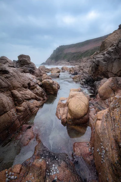 Porth Nanven Cornwall England — стоковое фото