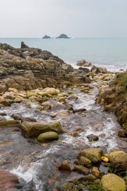 Porth Nanven Cornwall İngiltere 