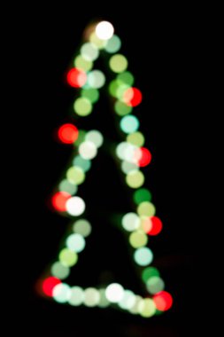 Bokeh 'li Noel ışıkları 