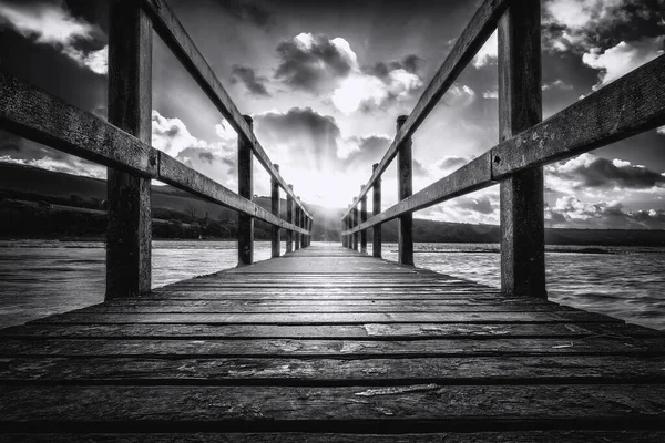 Ponte Legno Sul Mare — Foto Stock