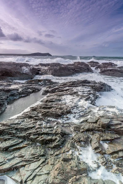 Rumps Pentire Head Cornwall Inglaterra Reino Unido — Fotografia de Stock