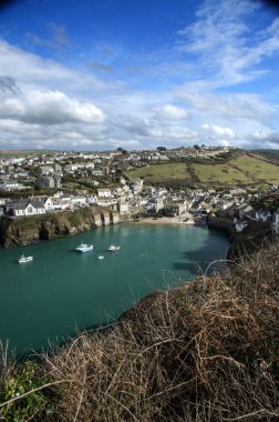 Porth Issac Cornwall İngiltere Birleşik Limanı 