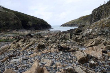 port quin cornwall İngiltere.