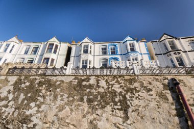 Porthleven Limanı Cornwall, İngiltere, İngiltere
