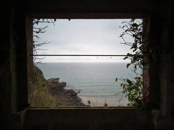 Vue Vieille Maison Abandonnée Dans Ville — Photo