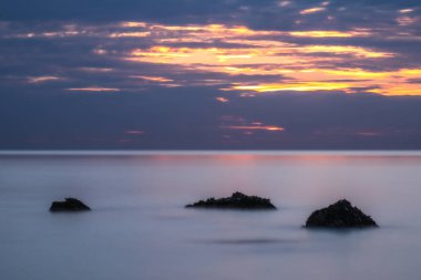 Güzel gün batımı manzarası