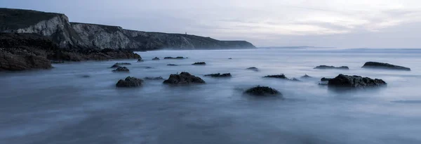 Porthtowan Beach Sobre Brezo Cornwall Inglaterra Reino Unido — Foto de Stock