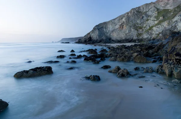 Porthtowan Beach Sobre Brezo Cornwall Inglaterra Reino Unido — Foto de Stock