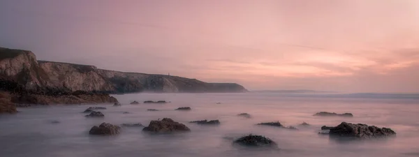 Porthtowan Beach Sobre Brezo Cornwall Inglaterra Reino Unido — Foto de Stock