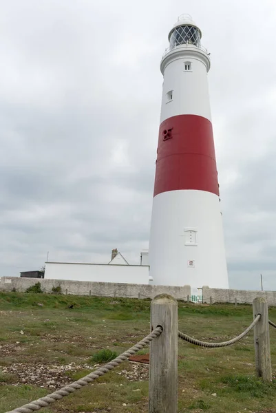 Farol Portland Bill Perto Weymouth Inglaterra Dorset Reino Unido — Fotografia de Stock