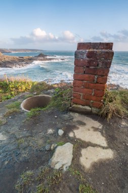 Porthleven, Büyük Britanya 'nın en güneydeki limanı. 