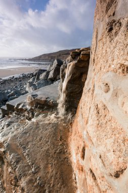 Porthleven, Büyük Britanya 'nın en güneydeki limanı. 