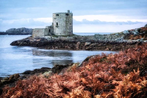 Manzara Tresco sahilinden Cornwall, İngiltere 'nin Scilly Adaları.