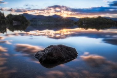Derwent water cumbria England İngiltere göl bölgesi