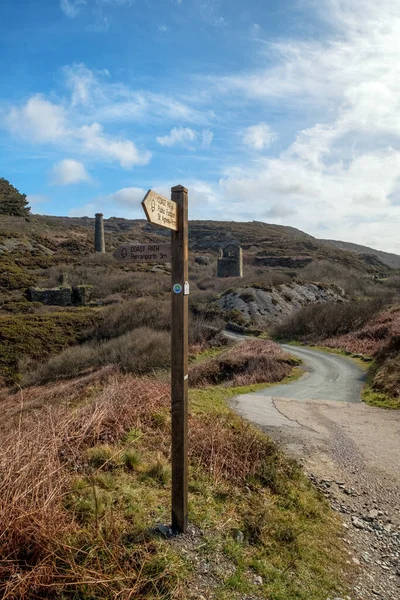 Señal Tráfico Ruta Las Montañas — Foto de Stock