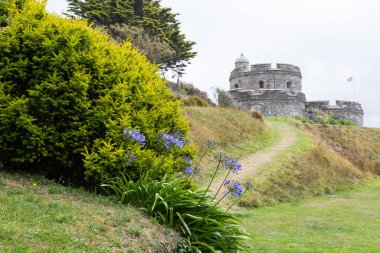 Cornwall 'daki St. Mawes kalesi, İngiltere, İngiltere, Kernow.