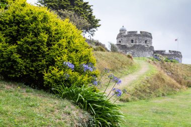 Cornwall 'daki St. Mawes kalesi, İngiltere, İngiltere, Kernow.