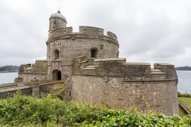 Cornwall 'daki St. Mawes kalesi, İngiltere, İngiltere, Kernow.