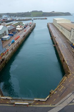 Falmouth docks cornwall england uk  clipart