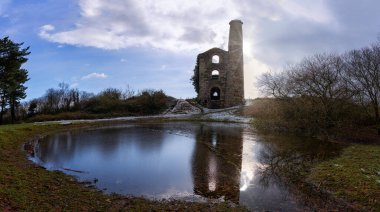 Pastalar ve bira madeni Wheal Cornwall İngiltere 'yi mahvediyor. 