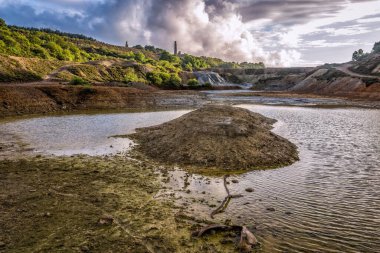 United Downs ve Redruth Cornwall İngiltere yakınlarındaki Wheal maid 'de. 
