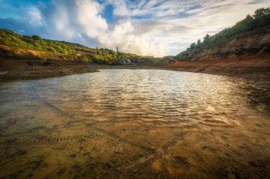 United Downs ve Redruth Cornwall İngiltere yakınlarındaki Wheal maid 'de. 