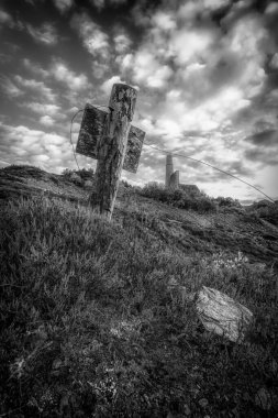 United Downs ve Redruth Cornwall İngiltere yakınlarındaki Wheal maid 'de. 